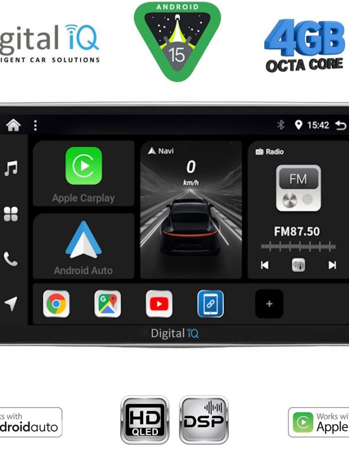 DIGITAL IQ BXF 16028_CPAA (9inc) MULTIMEDIA TABLET for ALFA ROMEO MITO mod. 2008-2018
