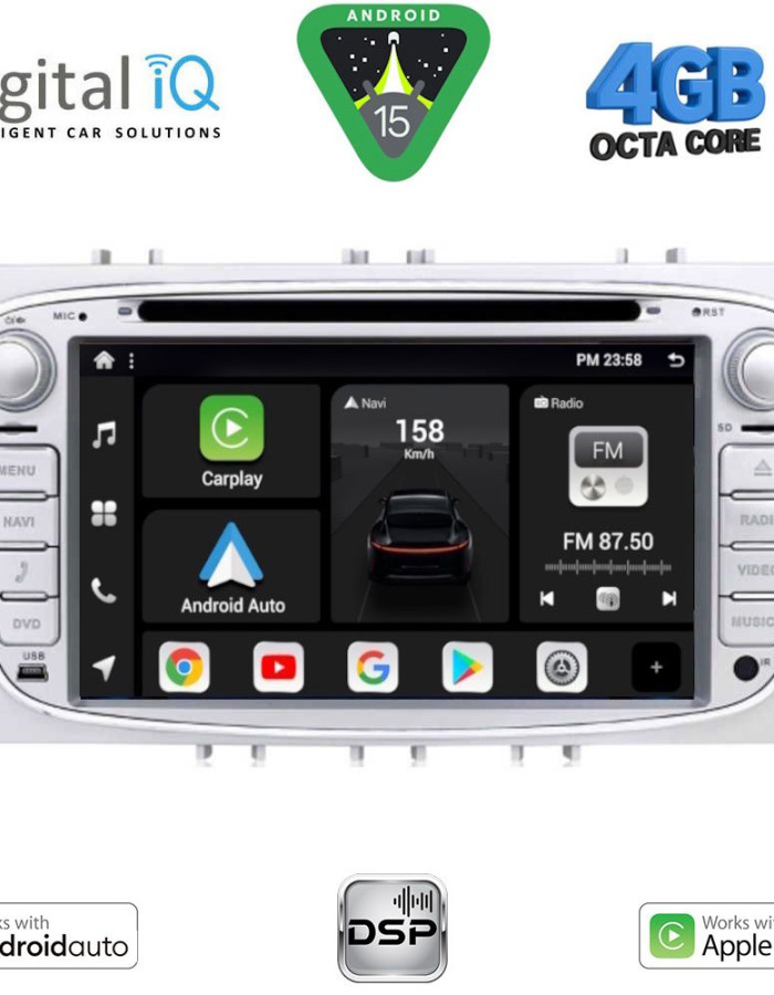 DIGITAL IQ BXF 603S_CPAA (7" DVD) MULTIMEDIA SYSTEM for FORD mod. 2007-2011