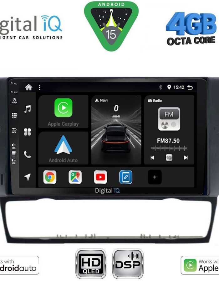 DIGITAL IQ BXF 16043_CPAA (9inc) MULTIMEDIA TABLET for BMW E90-E91-E92-E93 mod. 2005-2012