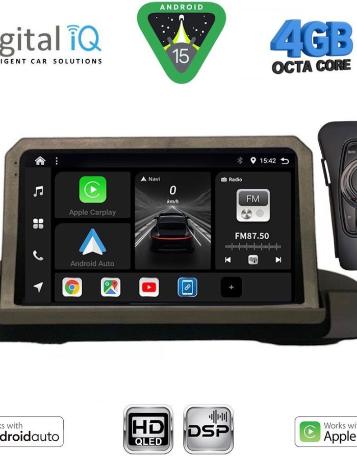 DIGITAL IQ BXF 16044_CPAA (9inc) MULTIMEDIA TABLET for BMW S.3 (E90-91-92) mod. 2005-2012