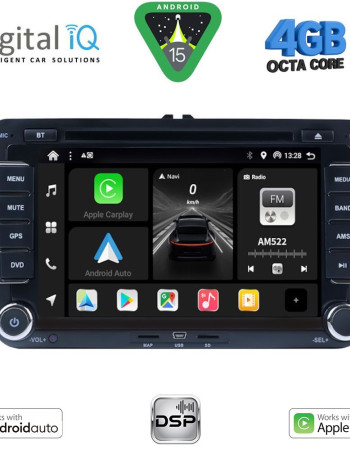 DIGITAL IQ BXF 604_CPAA (7" DVD) MULTIMEDIA SYSTEM for VW – SKODA – SEAT GROUP mod. 2004-2018