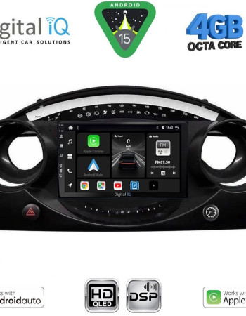 DIGITAL IQ BXF 16063_CPAA (9inc) MULTIMEDIA TABLET for MINI COOPER (R50-R52-R53) mod. 2000-2006