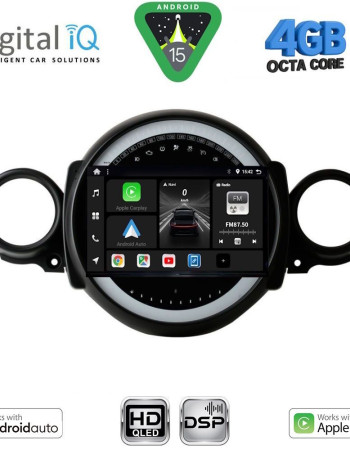 DIGITAL IQ BXF 16064_CPAA (9inc) MULTIMEDIA TABLET for MINI COOPER (R56-R57) mod. 2006-2014 - CLUBMAN (R55) mod. 2007-2014