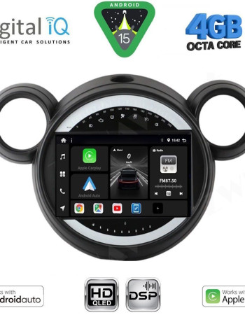 DIGITAL IQ BXF 16065_CPAA (9inc) MULTIMEDIA TABLET for MINI COUNTRYMAN (R60) mod. 2010-2016 - PACEMAN (R61) mod. 2013-2016