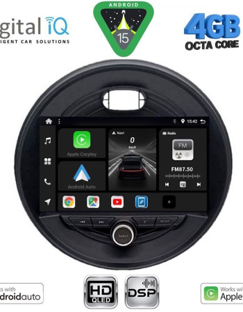 DIGITAL IQ BXF 16066_CPAA (9inc) MULTIMEDIA TABLET for MINI COOPER (F55-56-F57) mod. 2015-2024 - CLUBMAN (F54) mod. 2015-2024 - ROADSTER (F59) mod. 2014-2024 - COUNTRYMAN (F60) mod. 2016-2024