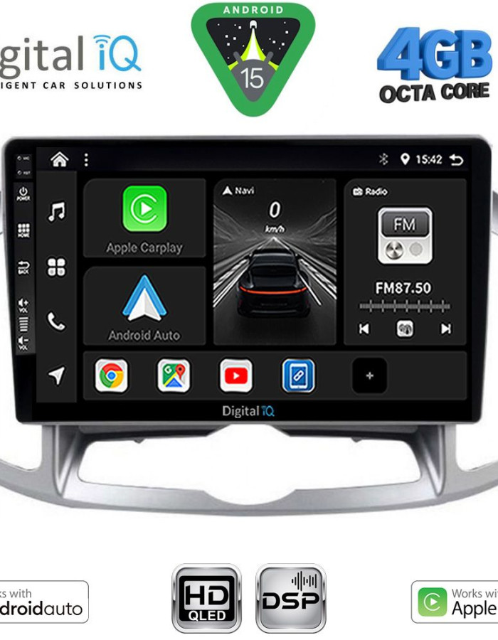 DIGITAL IQ BXF 16071_CPAA (10inc) MULTIMEDIA for CHEVROLET CAPTIVA mod. 2012-2018