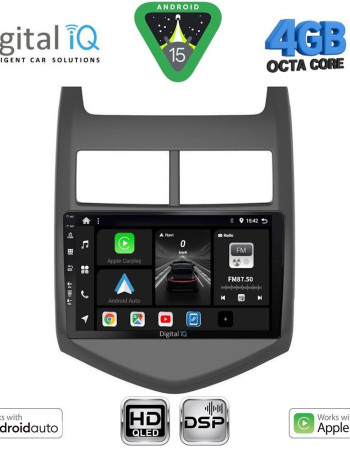 DIGITAL IQ BXF 16074_CPAA (9inc) MULTIMEDIA TABLET for CHEVROLET AVEO mod. 2011-2014