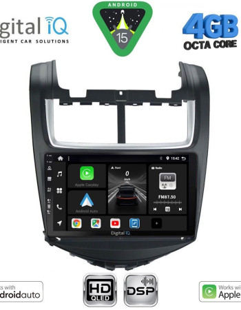 DIGITAL IQ BXF 16075_CPAA (9inc) MULTIMEDIA TABLET for CHEVROLET AVEO mod. 2014-2017