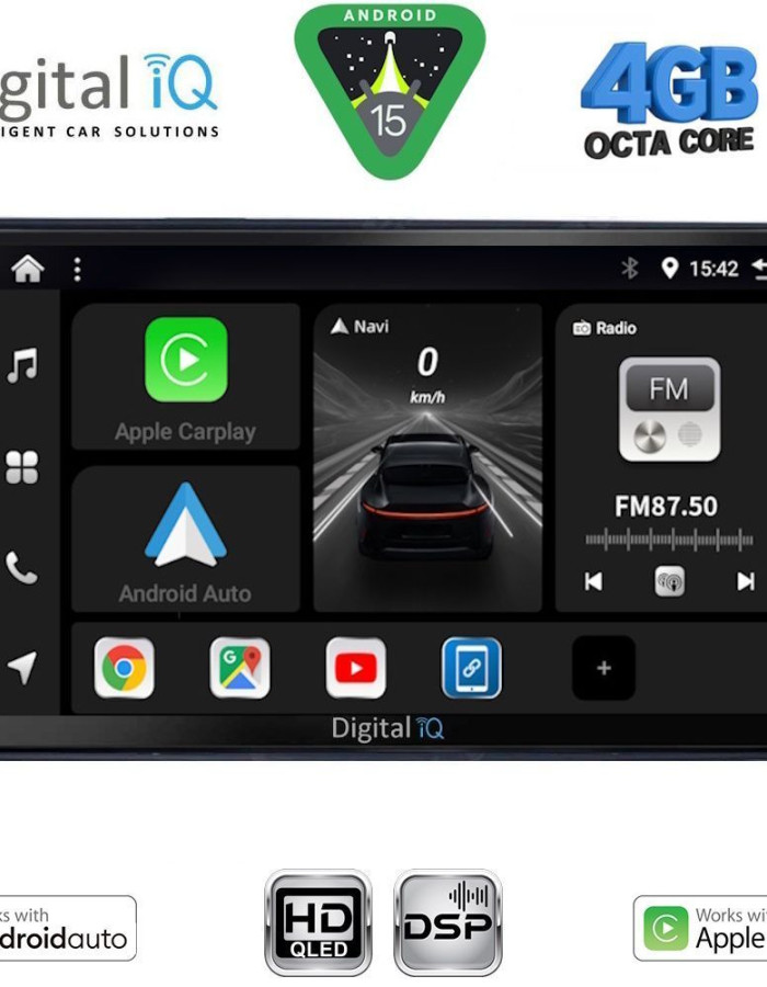 DIGITAL IQ BXF 16081_CPAA (9inc) MULTIMEDIA TABLET for CITROEN – PEUGEOT mod. 2008-2018