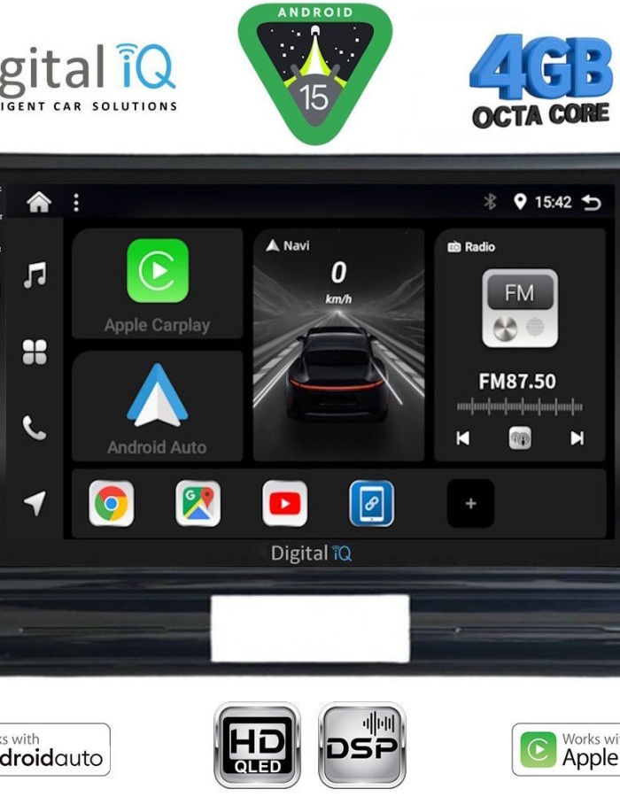 DIGITAL IQ BXF 16093M_CPAA (9inc) MULTIMEDIA TABLET for CITROEN C3 - DS3 mod. 2016-20