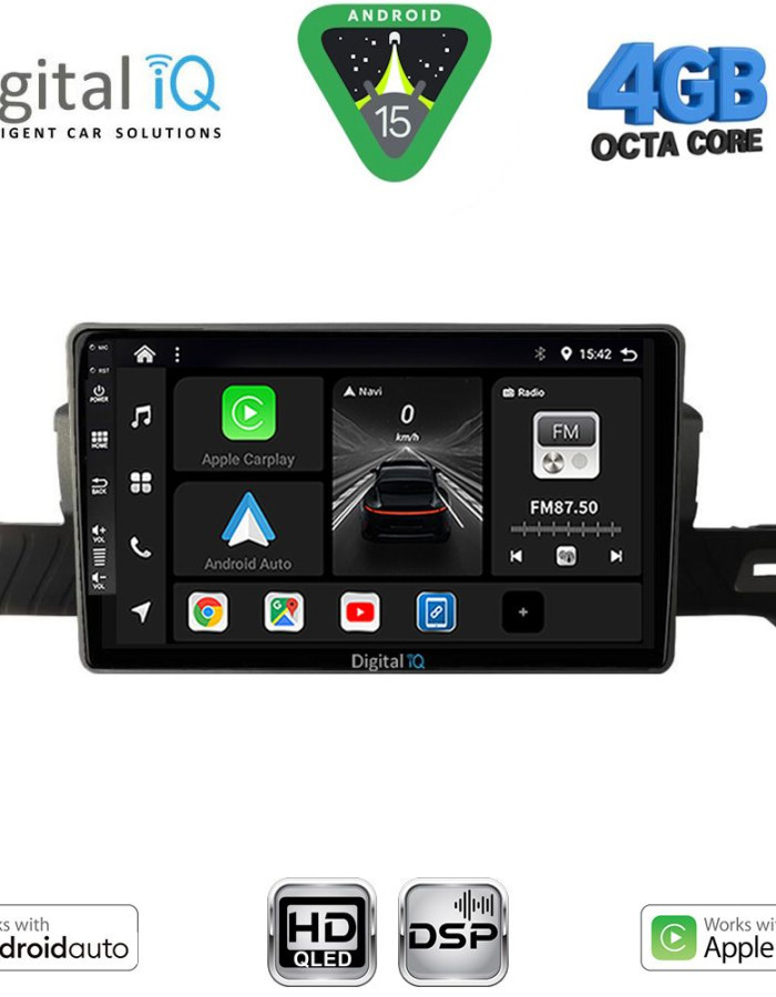 DIGITAL IQ BXF 16094_CPAA (9inc) MULTIMEDIA TABLET for CITROEN C3 mod. 2024-2026