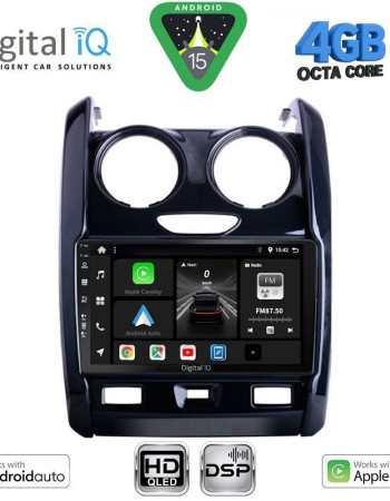 DIGITAL IQ BXF 16103_CPAA (9inc) MULTIMEDIA TABLET for DACIA DUSTER mod. 2012-2019