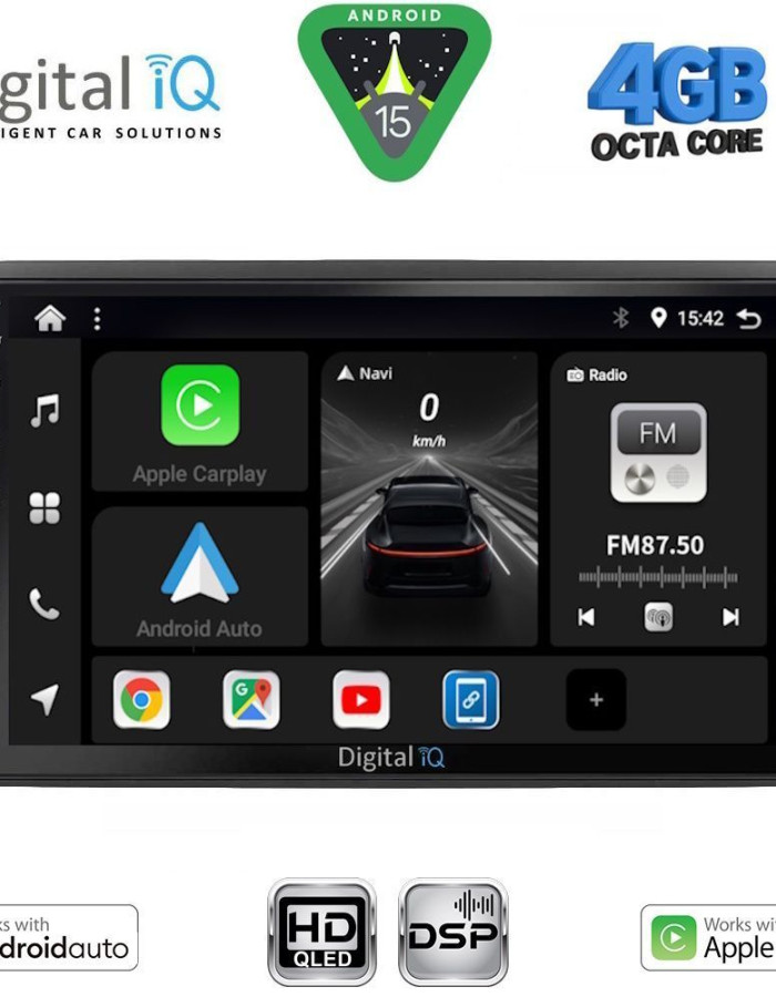 DIGITAL IQ BXF 16104_CPAA (10inc) MULTIMEDIA TABLET for DACIA DUSTER mod. 2019-2025