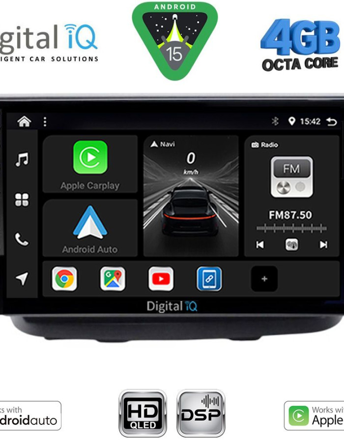 DIGITAL IQ BXF 16135_CPAA (10inc) MULTIMEDIA TABLET for FIAT DOBLO mod. 2002-2009