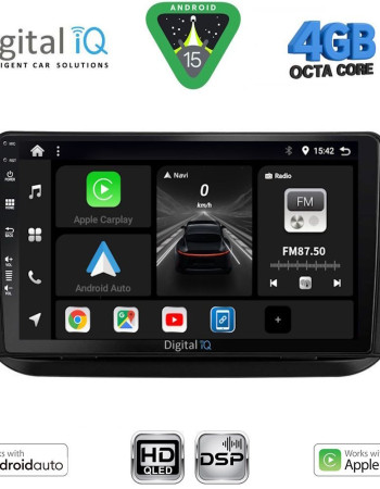 DIGITAL IQ BXF 16142_CPAA (9inc) MULTIMEDIA TABLET for CITROEN – FIAT – PEUGEOT mod. 2008-2018