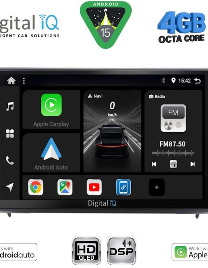 DIGITAL IQ BXF 16151_CPAA (10inc) MULTIMEDIA TABLET for FORD ECOSPORT mod. 2018-2022