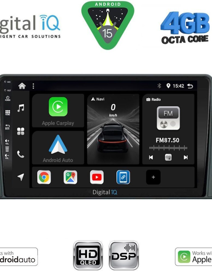 DIGITAL IQ BXF 16158_CPAA (9inc) MULTIMEDIA TABLET for FORD FOCUS mod. 2019-2025