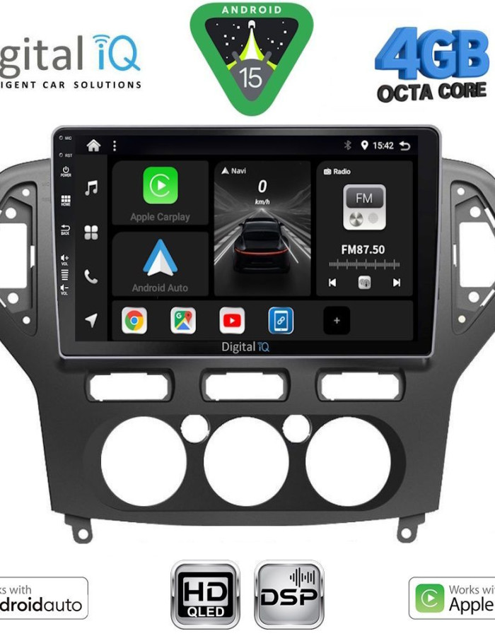 DIGITAL IQ BXF 16162_CPAA A/C (10inc) MULTIMEDIA TABLET for FORD MONDEO mod. 2007-2011