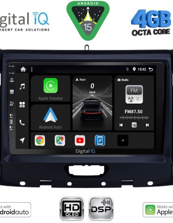 DIGITAL IQ BXF 16173_CPAA (9inc) MULTIMEDIA TABLET for FORD RANGER mod. 2018-2023