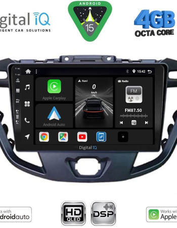 DIGITAL IQ BXF 16177_CPAA (9inc) MULTIMEDIA TABLET for FORD TRANSIT CUSTOM | TOURNEO CUSTOM mod. 2013-2019