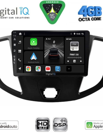 DIGITAL IQ BXF 16179_CPAA (9inc) MULTIMEDIA TABLET for FORD TRANSIT mod. 2014-2020