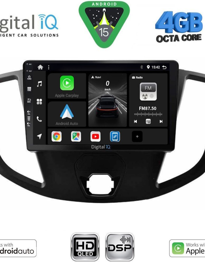 DIGITAL IQ BXF 16179_CPAA (9inc) MULTIMEDIA TABLET for FORD TRANSIT mod. 2014-2020