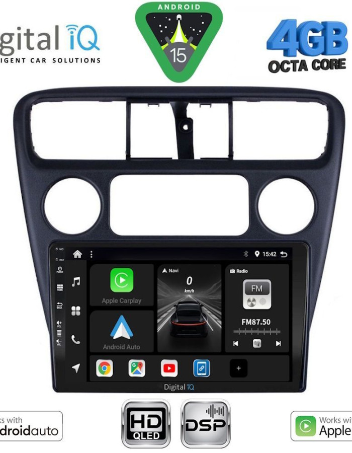 DIGITAL IQ BXF 16181_CPAA (9inc) MULTIMEDIA TABLET for HONDA ACCORD COUPE mod. 1998-2004