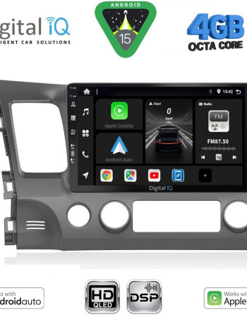 DIGITAL IQ BXF 16188_CPAA (10inc) MULTIMEDIA TABLET for HONDA CIVIC 4D mod. 2006-2012