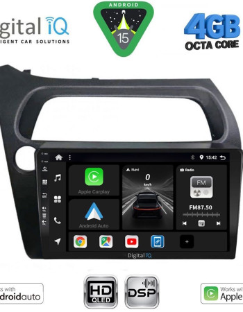 DIGITAL IQ BXF 16189_CPAA (9inc) MULTIMEDIA TABLET for HONDA CIVIC 3D-5D mod. 2006-2012