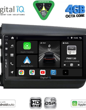 DIGITAL IQ BXF 161904D_CPAA (9inc) MULTIMEDIA TABLET for HONDA CIVIC 4Doors mod. 2012-2016