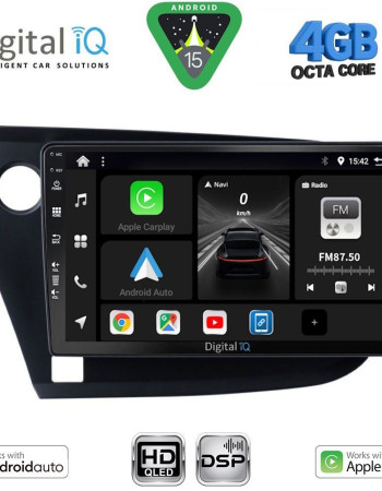 DIGITAL IQ BXF 16205_CPAA (9inc) MULTIMEDIA TABLET for HONDA INSIGHT mod. 2009-2014