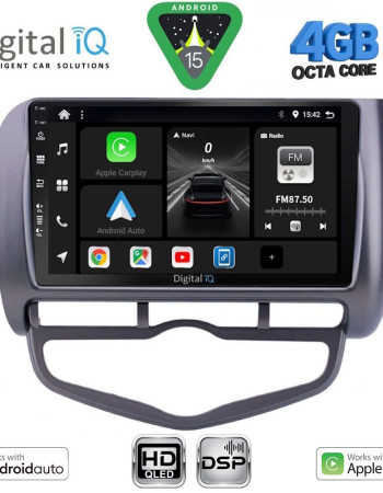 DIGITAL IQ BXF 16210_CPAA CLIMA (9inc) MULTIMEDIA TABLET for HONDA JAZZ mod. 2002-2008