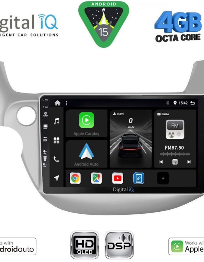 DIGITAL IQ BXF 16211_CPAA (10inc) MULTIMEDIA TABLET for HONDA JAZZ mod. 2008-2012