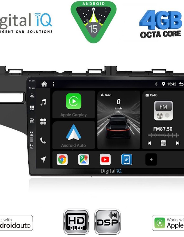 DIGITAL IQ BXF 16212_CPAA (10inc) MULTIMEDIA TABLET for HONDA JAZZ mod. 2013-2019