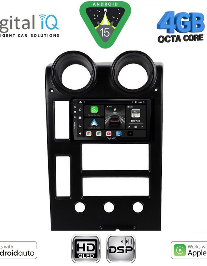 DIGITAL IQ BXF 16215_CPAA (9inc) MULTIMEDIA TABLET for HUMMER H2 mod. 2001-2007