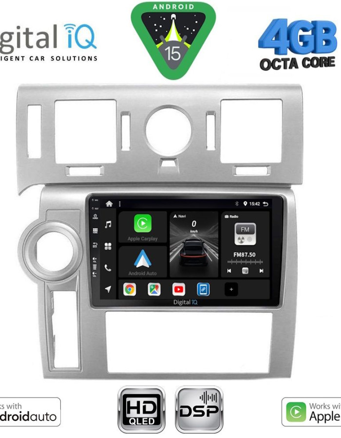 DIGITAL IQ BXF 16216_CPAA (9inc) MULTIMEDIA TABLET for HUMMER H2 mod. 2008-2009