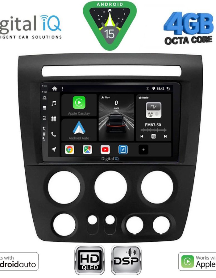 DIGITAL IQ BXF 16218_CPAA (9inc) MULTIMEDIA TABLET for HUMMER H3 mod. 2005-2009