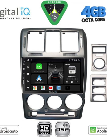 DIGITAL IQ BXF 16222GR_CPAA (9inc) MULTIMEDIA TABLET for HYUNDAI GETZ mod. 2002-2011 (GREY)