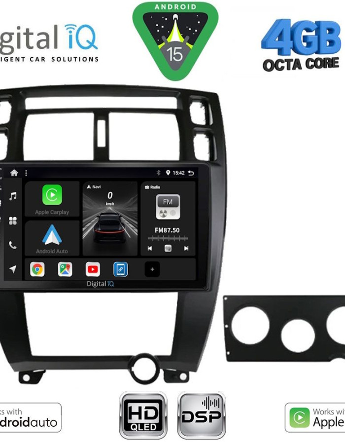 DIGITAL IQ BXF 16241BL_CPAA (10inc) MULTIMEDIA TABLET for HYUNDAI TUCSON mod. 2004-2010