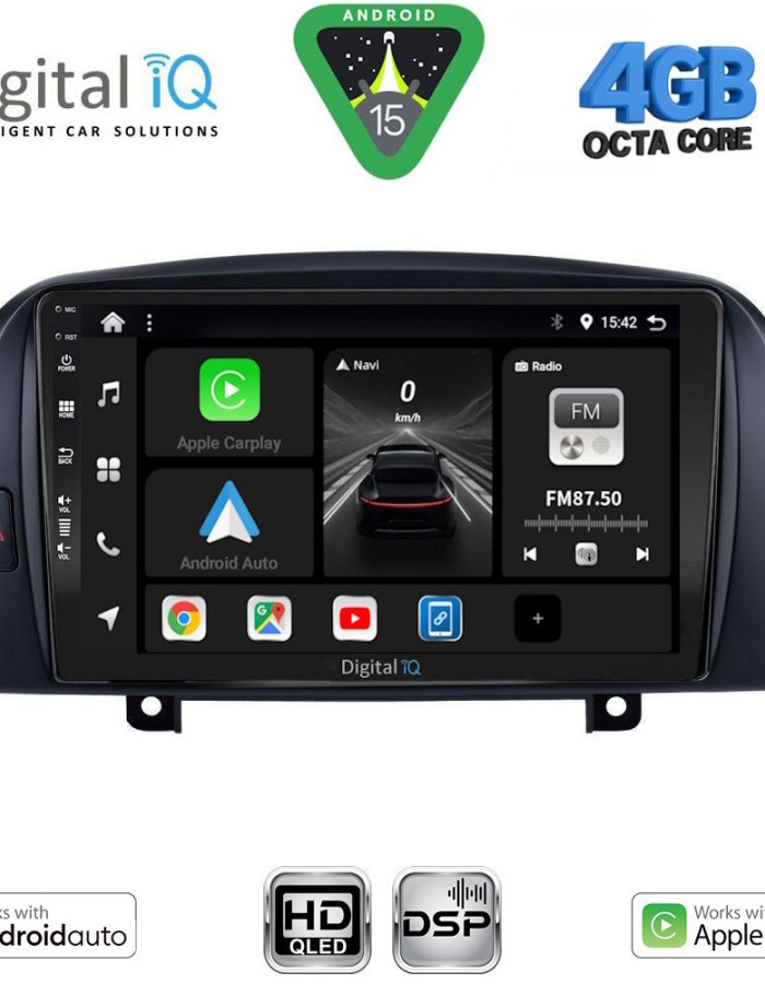 DIGITAL IQ BXF 16248_CPAA (9inc) MULTIMEDIA TABLET for HYUNDAI SONATA mod. 2006-2009