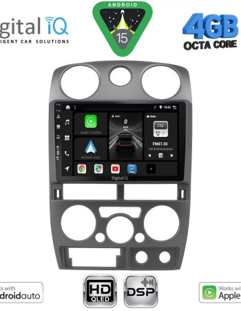 DIGITAL IQ BXF 16254GR_CPAA (9inc) MULTIMEDIA TABLET for ISUZU D-MAX mod. 2008-2012 (GREY)