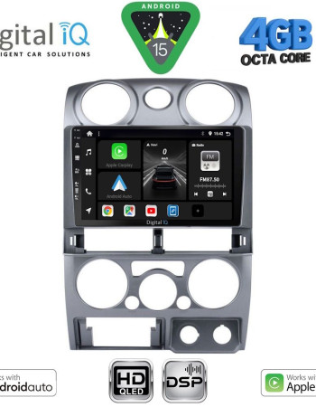 DIGITAL IQ BXF 16254SL_CPAA (9inc) MULTIMEDIA TABLET for ISUZU D-MAX mod. 2008-2012 (SILVER)