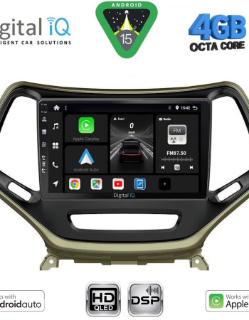 DIGITAL IQ BXF 16273_CPAA (10inc) MULTIMEDIA TABLET for JEEP CHEROKEE mod. 2014-2024
