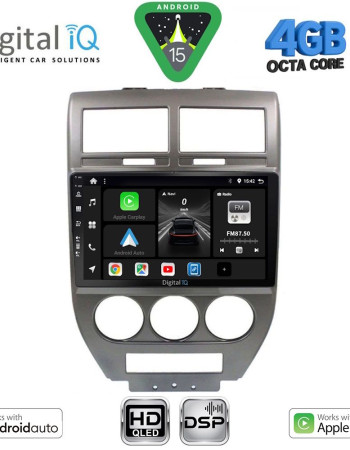 DIGITAL IQ BXF 16276_CPAA (10inc) MULTIMEDIA TABLET for JEEP COMPASS - PATRIOT mod. 2007-2016