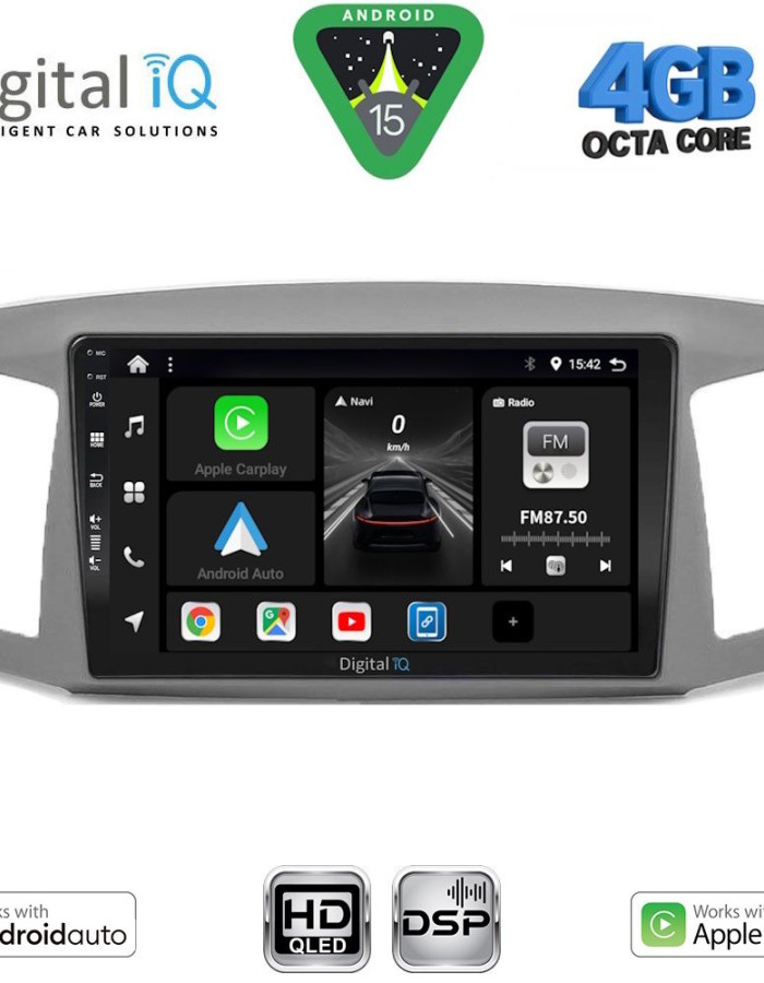DIGITAL IQ BXF 16281_CPAA (10inc) MULTIMEDIA TABLET for JEEP GRAND CHEROKEE mod. 2005-2007
