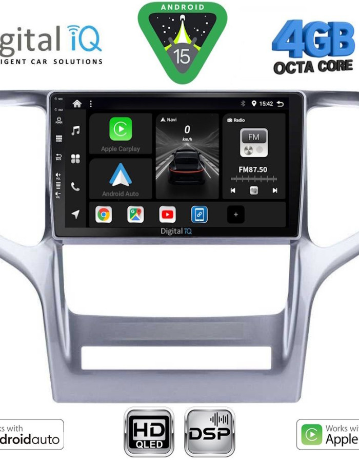 DIGITAL IQ BXF 16282_CPAA (9inc) MULTIMEDIA TABLET for JEEP GRAND CHEROKEE mod. 2011-2014