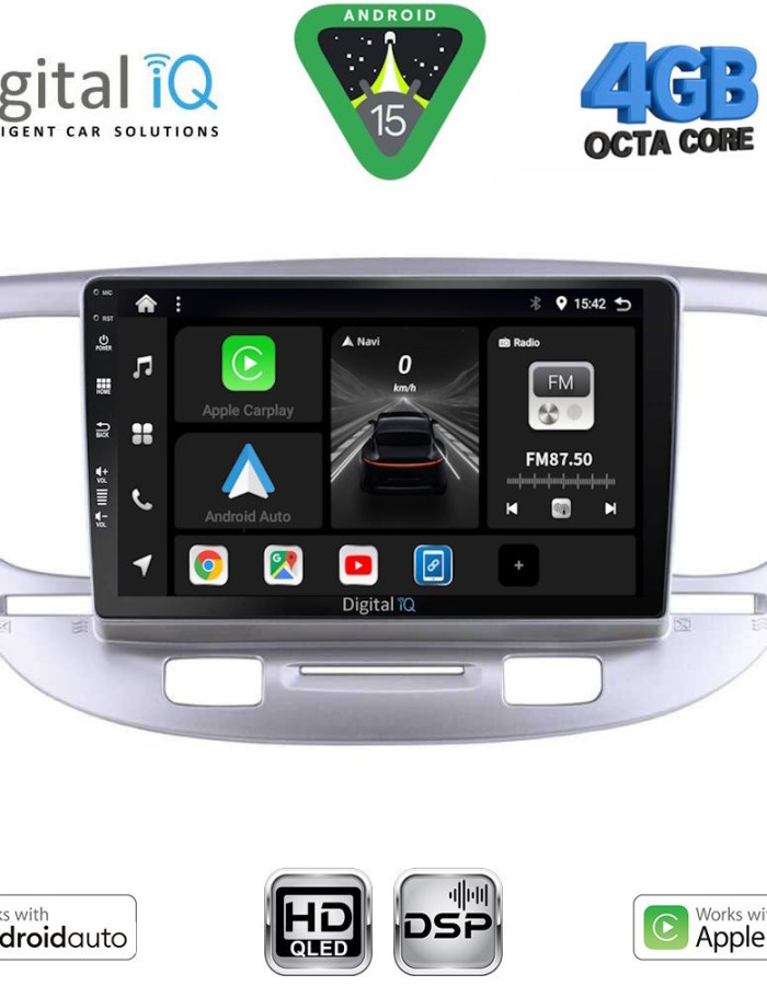 DIGITAL IQ BXF 16313_CPAA (9inc) MULTIMEDIA TABLET for KIA RIO mod. 2005-2011