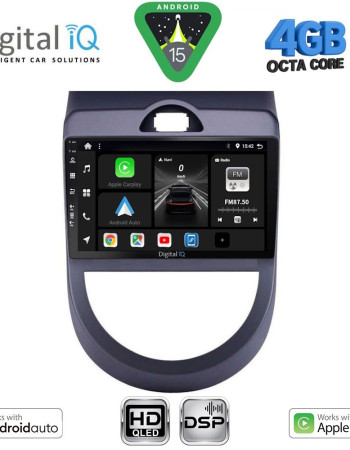 DIGITAL IQ BXF 16320_CPAA (9inc) MULTIMEDIA TABLET for KIA SOUL mod. 2008-2013