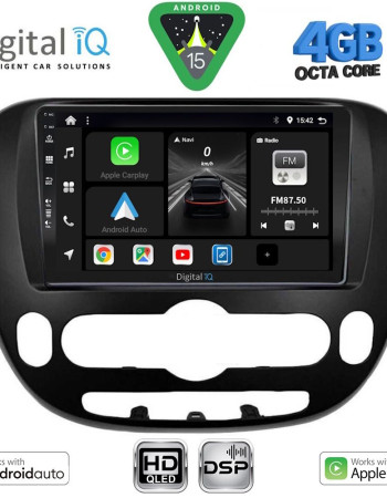 DIGITAL IQ BXF 16321_CPAA (9inc) MULTIMEDIA TABLET for KIA SOUL mod. 2014-2025
