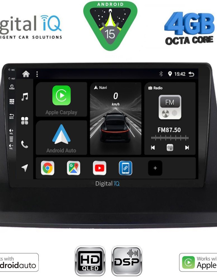DIGITAL IQ BXF 16350_CPAA (9inc) MULTIMEDIA TABLET for LEXUS NX 200 mod. 2014-2022